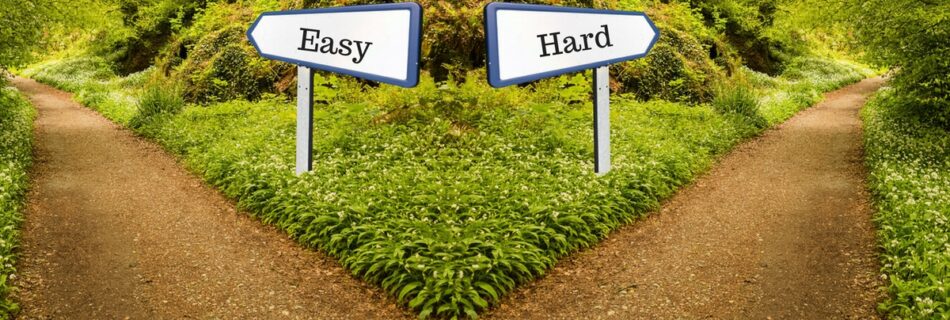 hard vs. easy